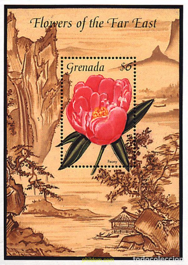 Sellos: 319566 MNH GRANADA 1996 FLOR DE EXTREMO ORIENTE - Foto 1