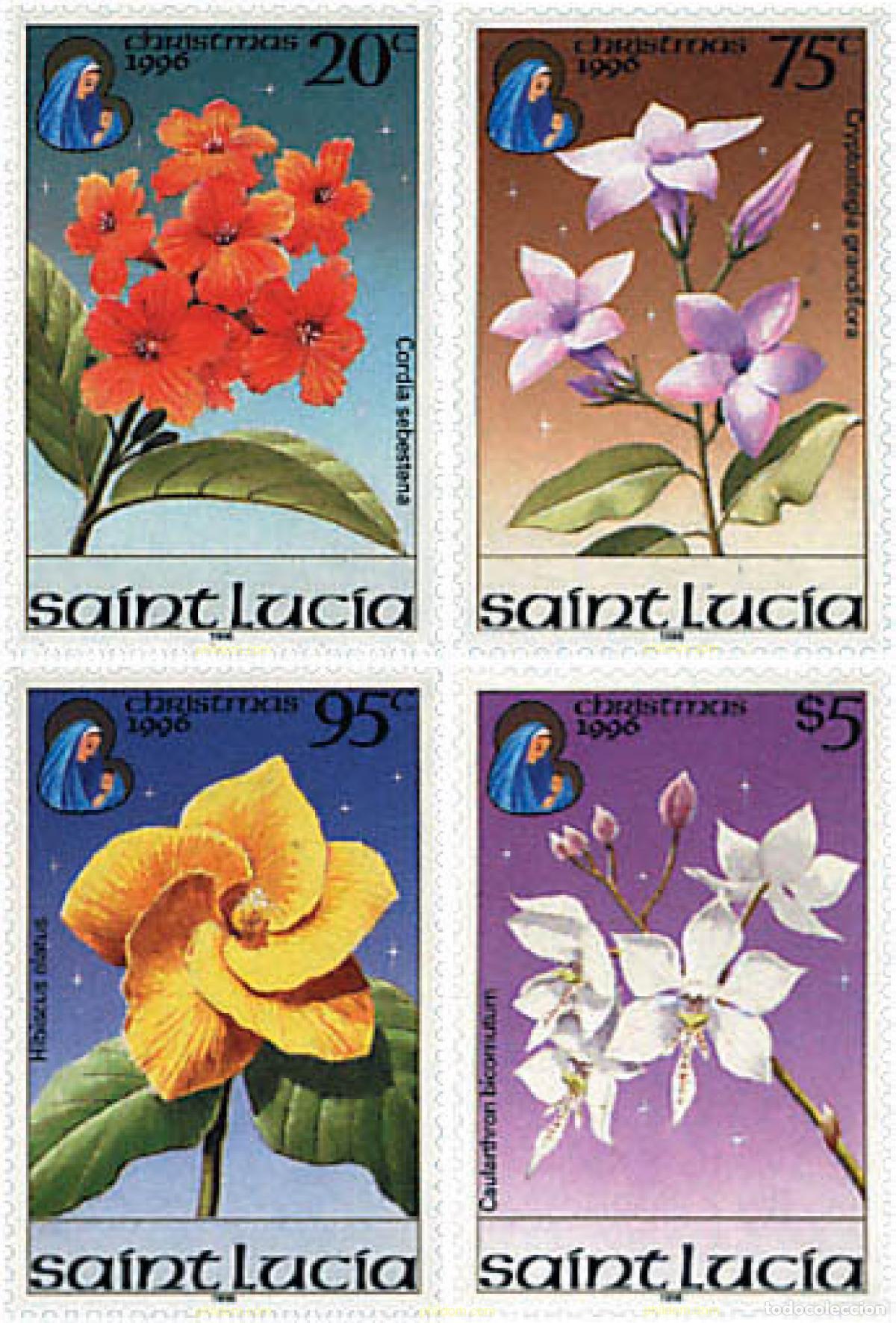 Sellos: 93290 MNH SANTA LUCIA 1996 NAVIDAD