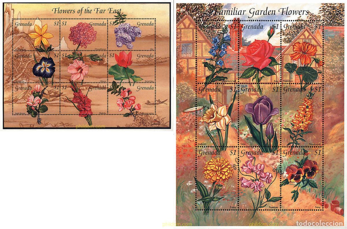 Sellos: 292149 MNH GRANADA 1996 FLORES - Foto 1