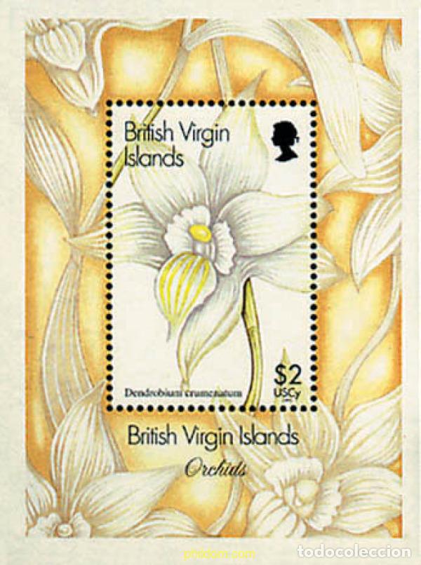 Selos: 92951 MNH VIRGENES BRITANICAS Islas 1997 ORQUIDEAS