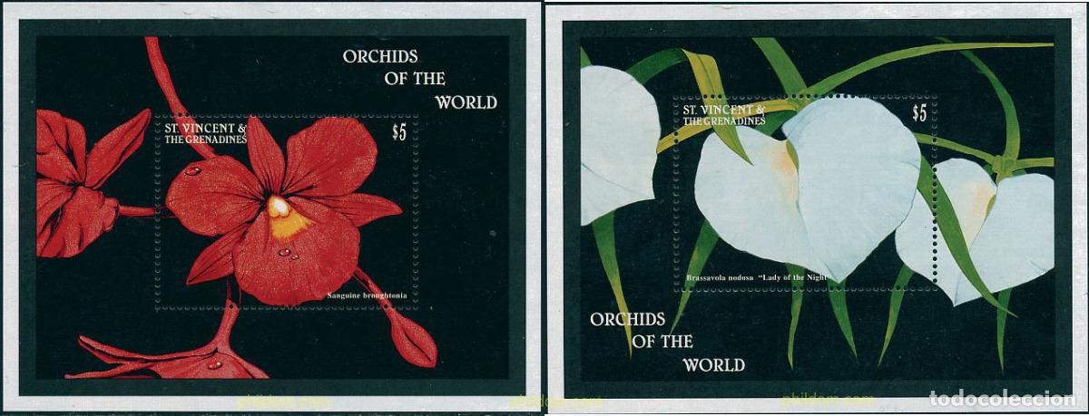 Sellos: 93235 MNH SAN VICENTE 1997 ORQUIDEAS DEL MUNDO