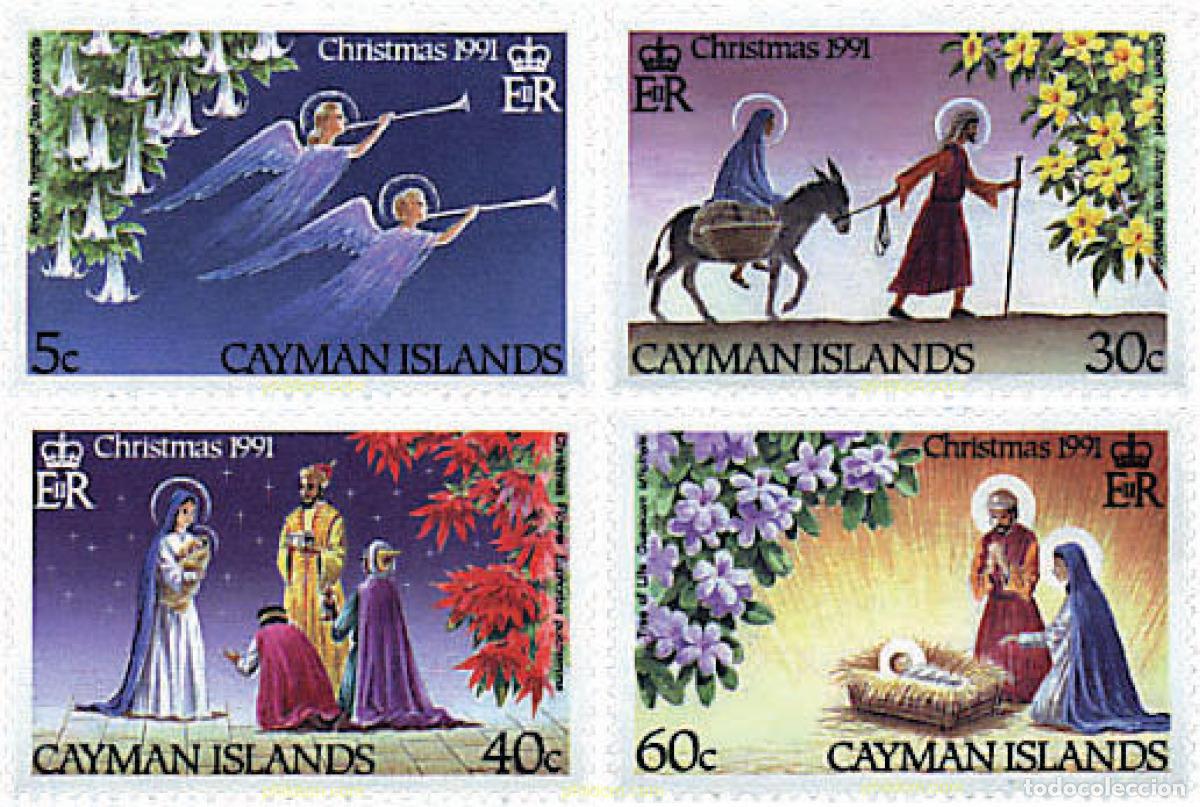 Sellos: 82088 MNH CAIMAN Islas 1991 NAVIDAD - Foto 1