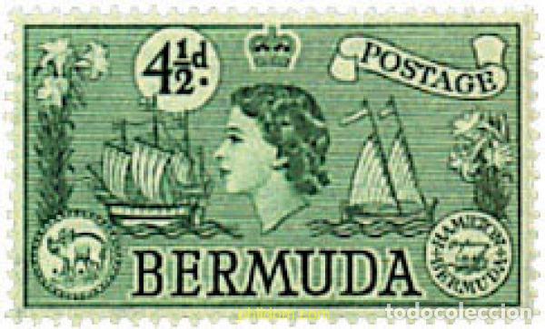 Sellos: 203976 HINGED BERMUDAS 1953 MOTIVOS VARIOS