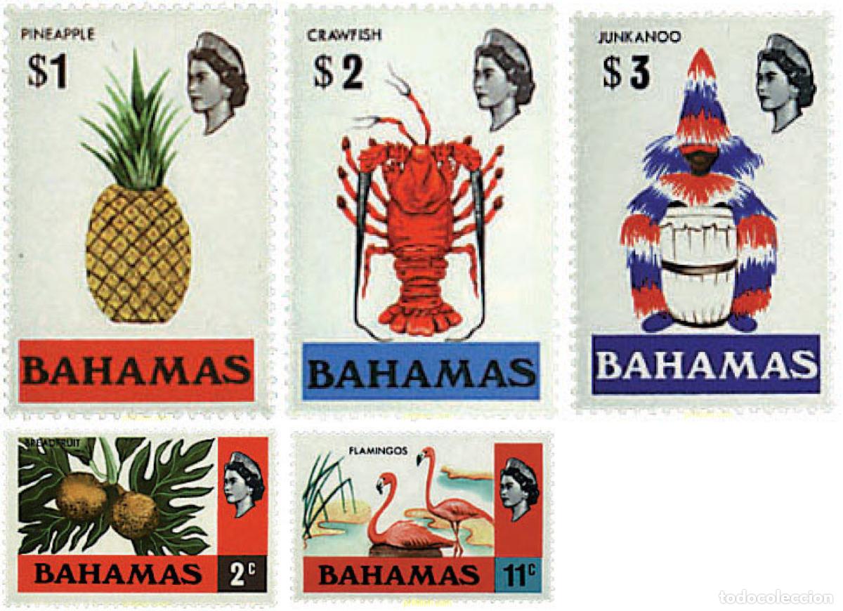 Sellos: 243970 HINGED BAHAMAS 1971 MOTIVOS VARIOS