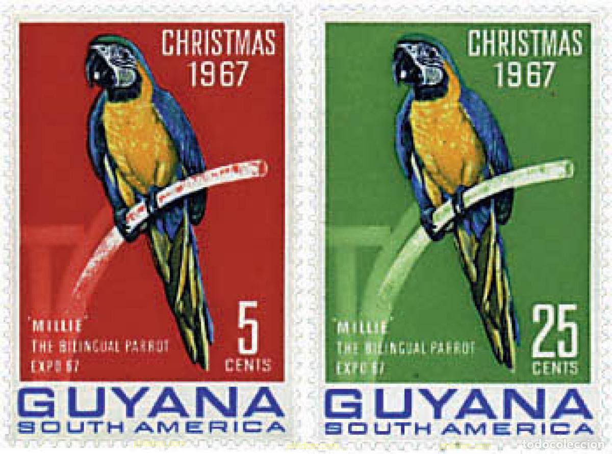 Sellos: 334502 MNH GUYANA 1967 NAVIDAD - Foto 1