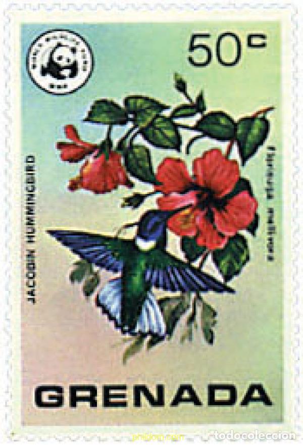 Sellos: 267607 MNH GRANADA 1978 AVES DE GRANADA - Foto 1