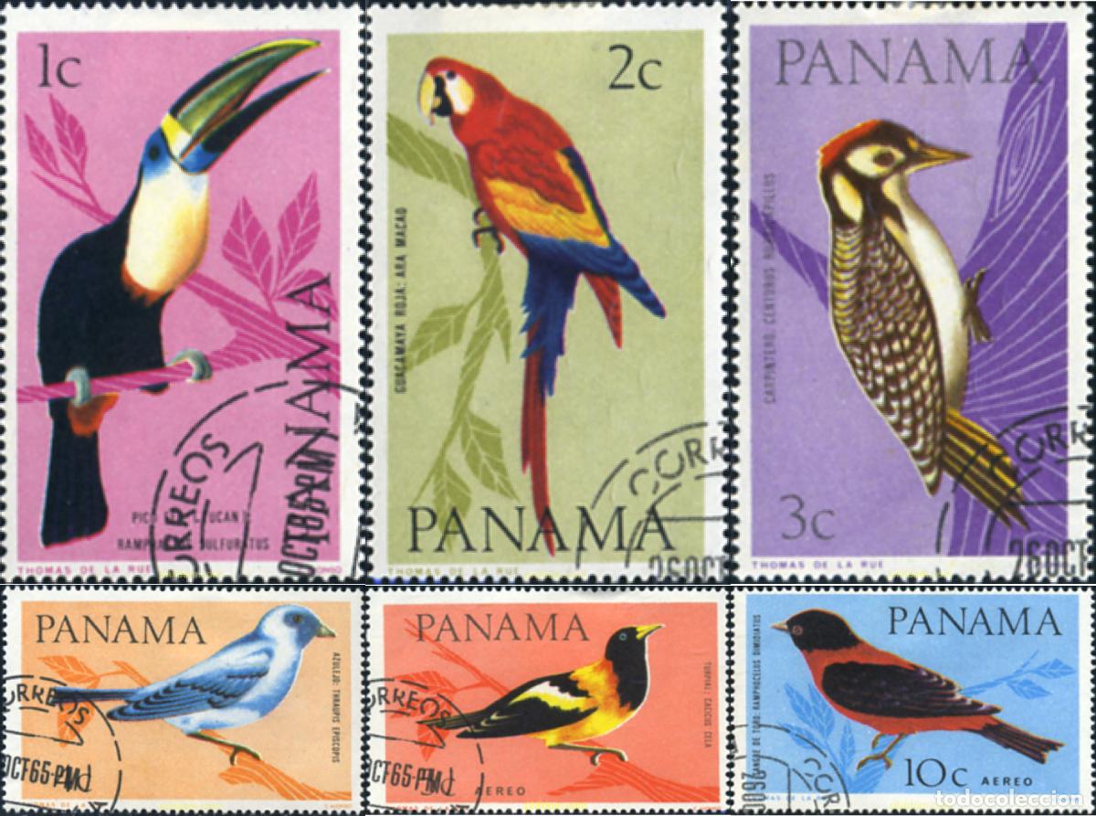 Sellos: 339372 USED PANAMA 1965 AVES - Foto 1