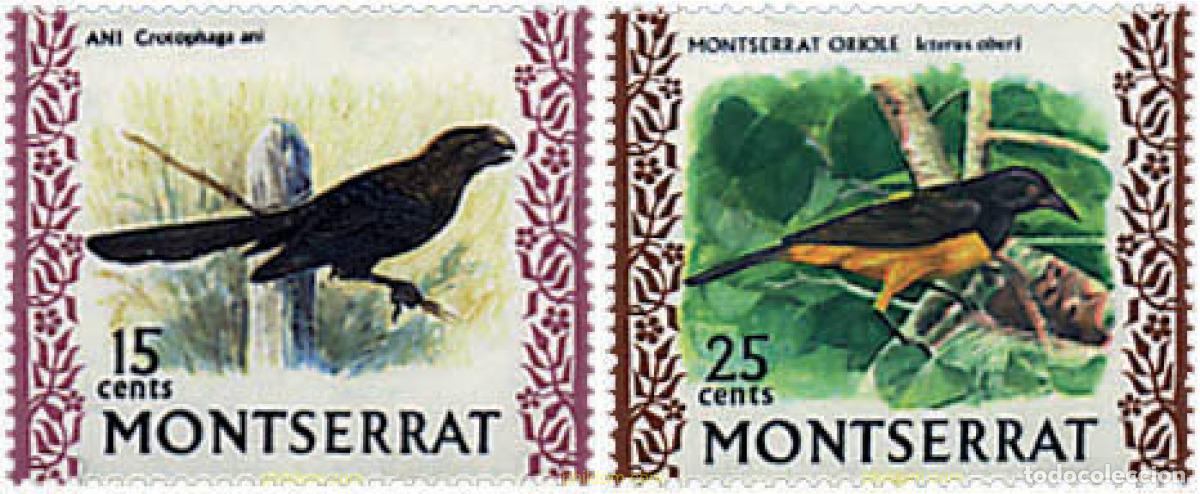 Sellos: 345551 MNH MONTSERRAT 1970 AVES