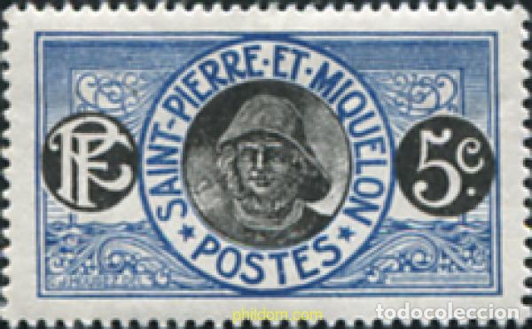 Sellos: 673278 HINGED SAN PEDRO Y MIQUELON 1922 MOTIVOS VARIOS