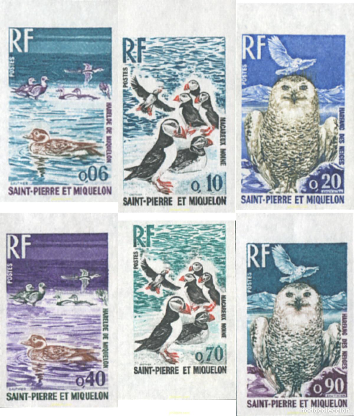Sellos: 21028 MNH SAN PEDRO Y MIQUELON 1973 AVES