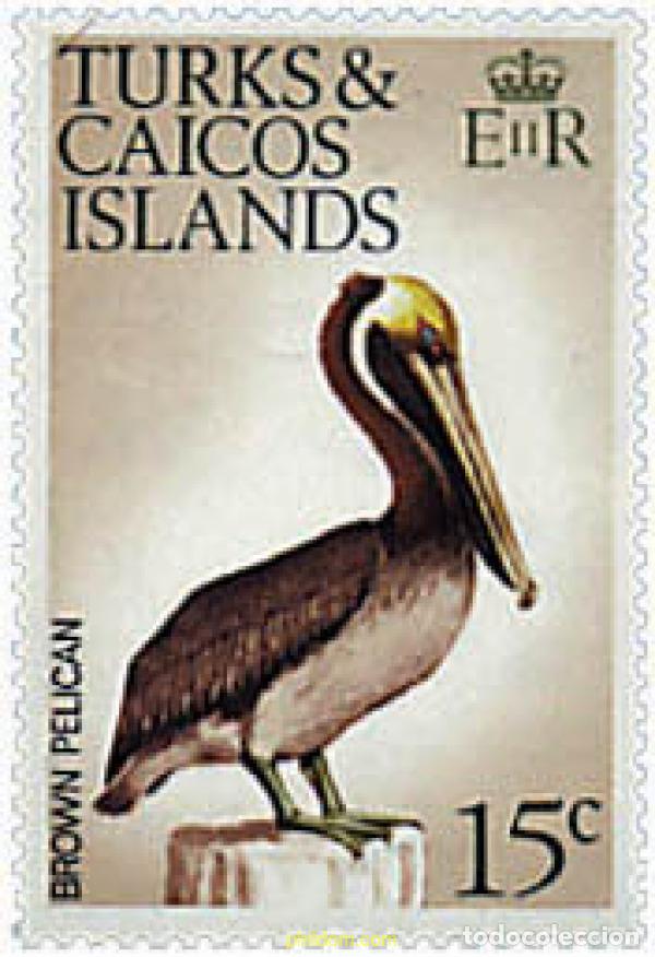 Sellos: 639377 MNH TURKS Y CAICOS 1973 AVES