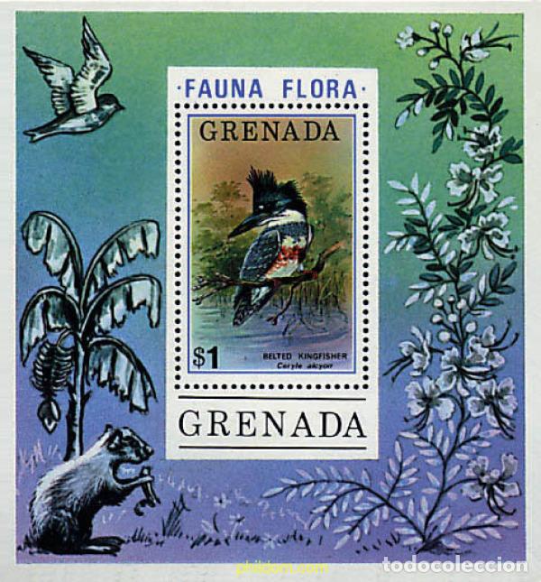 Sellos: 31875 MNH GRANADA 1976 FAUNA Y FLORA