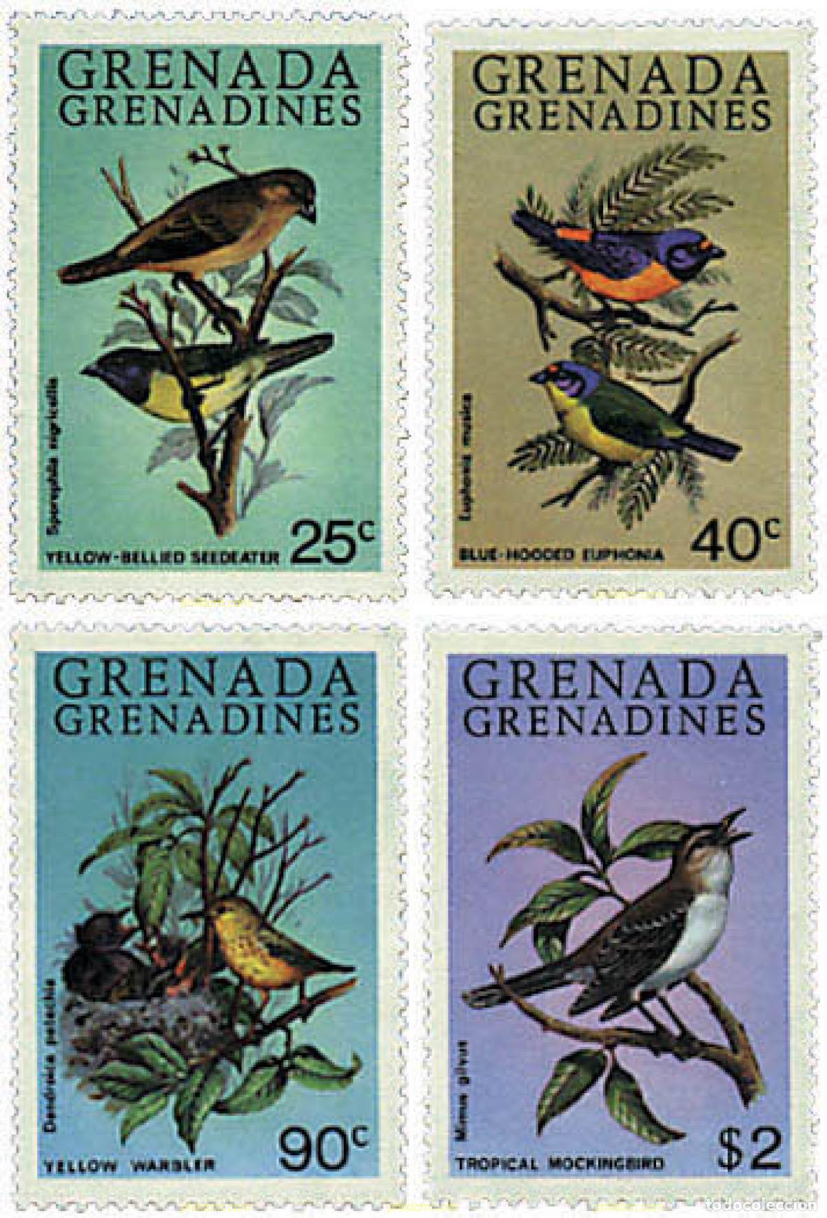 Sellos: 31938 MNH GRANADA GRANADINAS 1980 AVES
