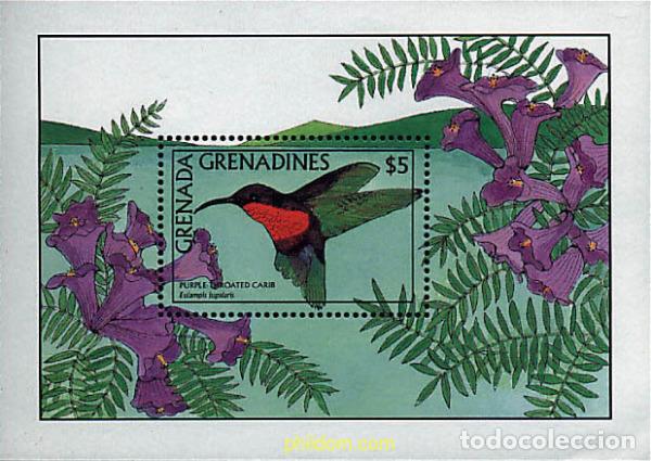 Sellos: 320110 MNH GRANADA GRANADINAS 1988 AVES