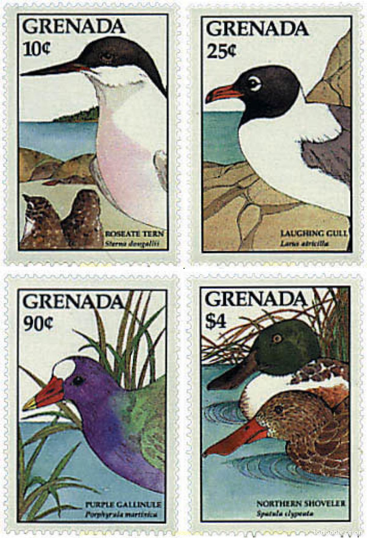 Sellos: 319144 MNH GRANADA 1988 AVES - Foto 1
