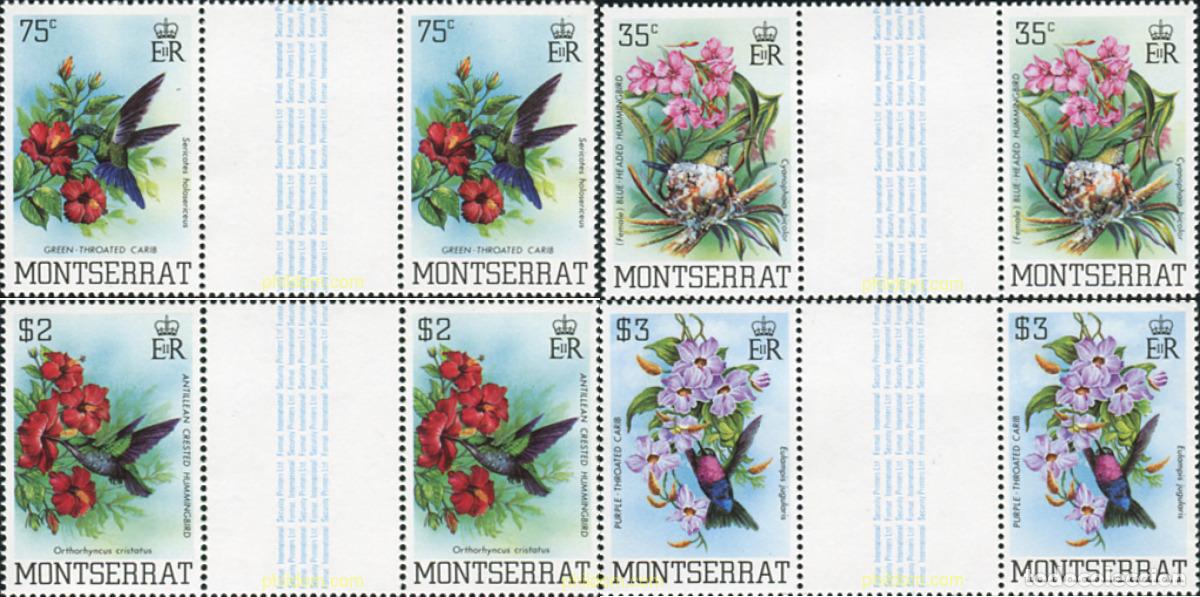 Sellos: 345557 MNH MONTSERRAT 1983 COLIBRIS