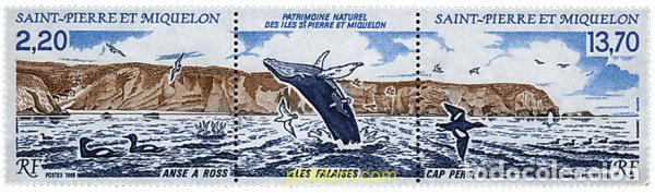 Sellos: 154382 MNH SAN PEDRO Y MIQUELON 1988 PATRIMONIO NATURAL DE LAS ISLAS