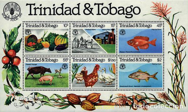 Sellos: 63296 MNH TRINIDAD Y TOBAGO 1981 DIA MUNDIAL DE LA ALIMENTACION