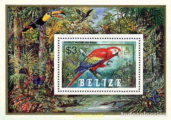 Sellos: 94138 MNH BELIZE 1984 LOROS - Foto 1