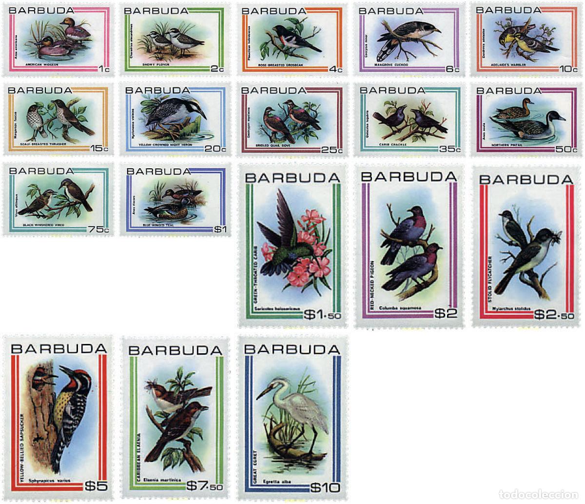 Sellos: 47189 MNH BARBUDA 1980 AVES - Foto 1
