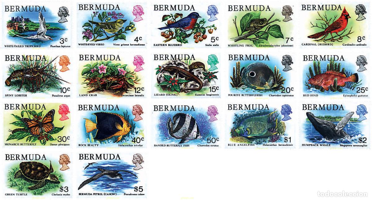 Sellos: 94143 MNH BERMUDAS 1978 FAUNA DE LAS BERMUDAS