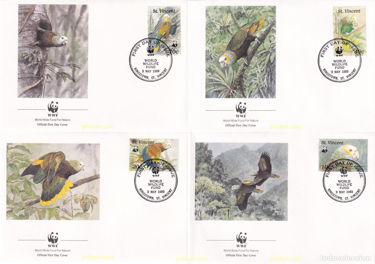 Sellos: 23137 MNH SAN VICENTE 1989 LORO DE SAN VICENTE