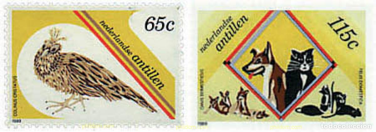 Sellos: 50786 MNH ANTILLAS HOLANDESAS 1989 FAUNA