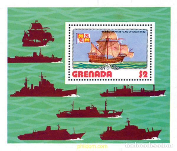 Sellos: 89864 MNH GRANADA 1976 BARCOS - Foto 1