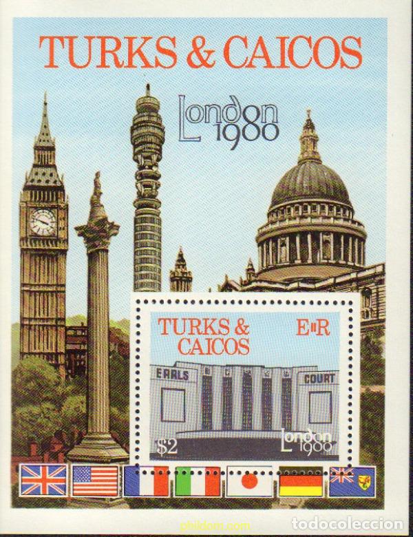 Sellos: 33850 MNH TURKS Y CAICOS 1980 LONDON 80. EXPOSICION FILATELICA INTERNACIONAL