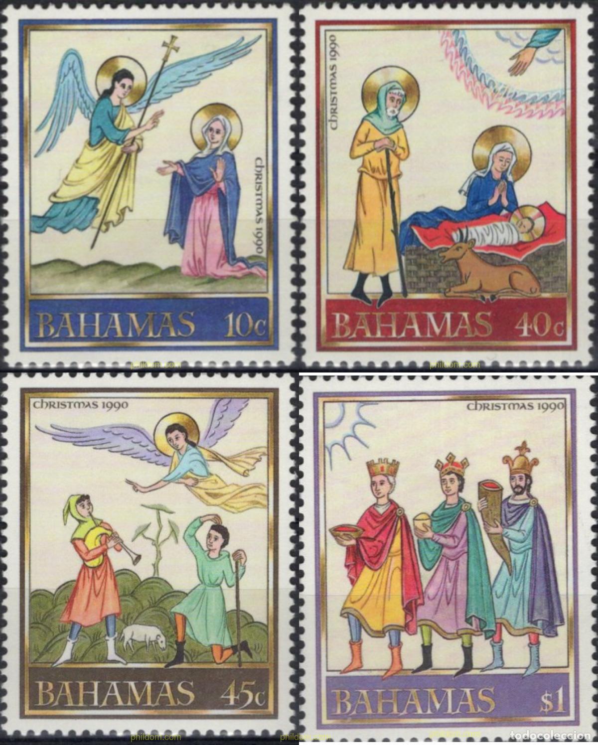 Sellos: 32756 MNH BAHAMAS 1990 NAVIDAD - Foto 1