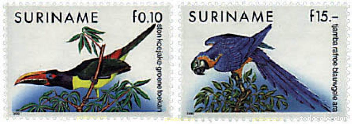Sellos: 37019 MNH SURINAM 1991 SERIE BASICA