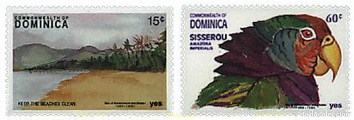 Sellos: 32771 MNH DOMINICA 1991 FAUNA PROTEGIDA