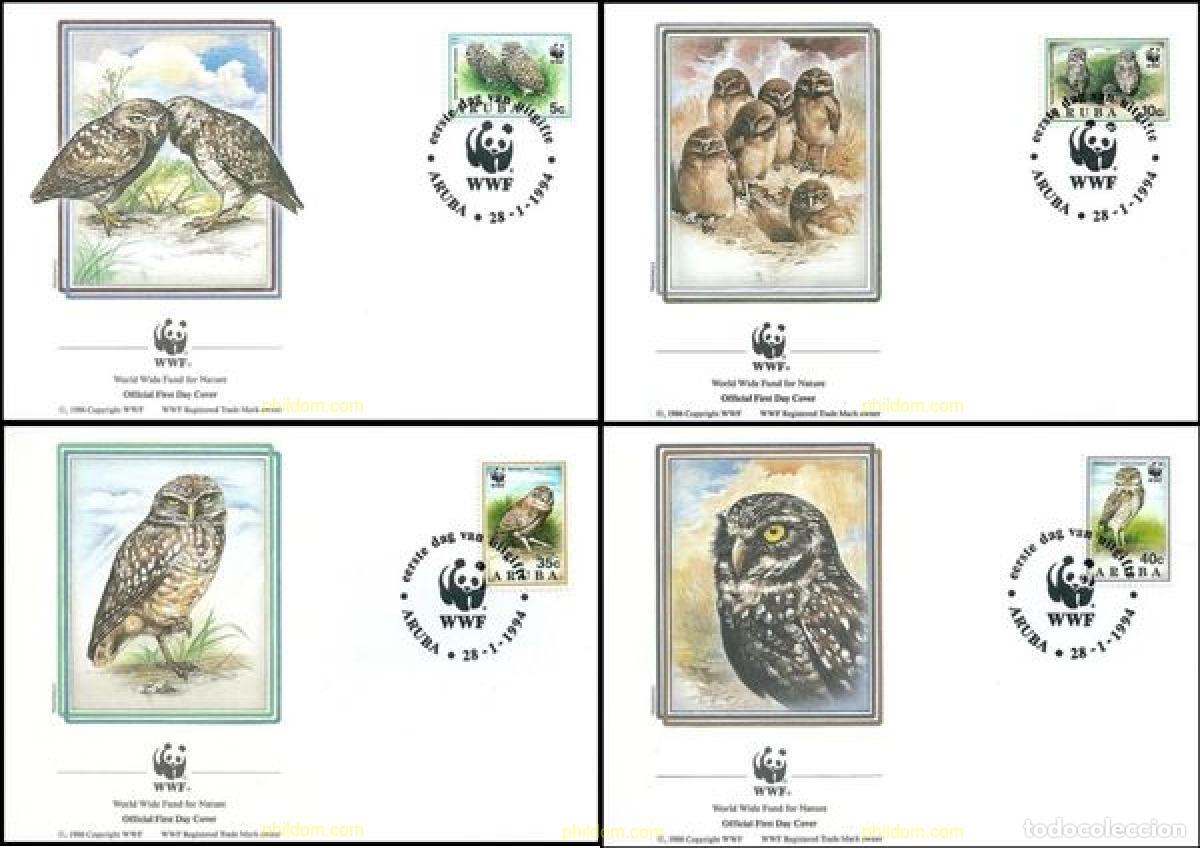 Sellos: 24768 MNH ARUBA 1994 LECHUZA MINERA