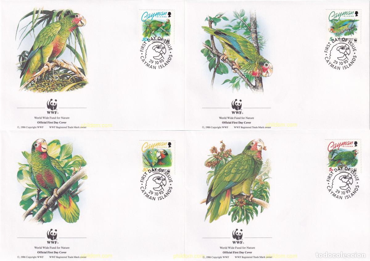 Sellos: 24765 MNH CAIMAN Islas 1993 FAUNA PROTEGIDA. LORO DE LA ISLA CAIMAN