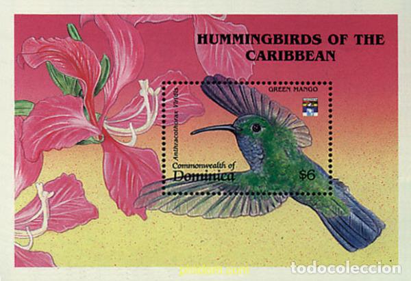 Sellos: 306806 MNH DOMINICA 1992 COLIBRIS DE DOMINICA