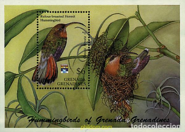 Sellos: 320188 MNH GRANADA GRANADINAS 1992 GENOVA 92. EXPOSICION FILATELICA INTERNACIONAL