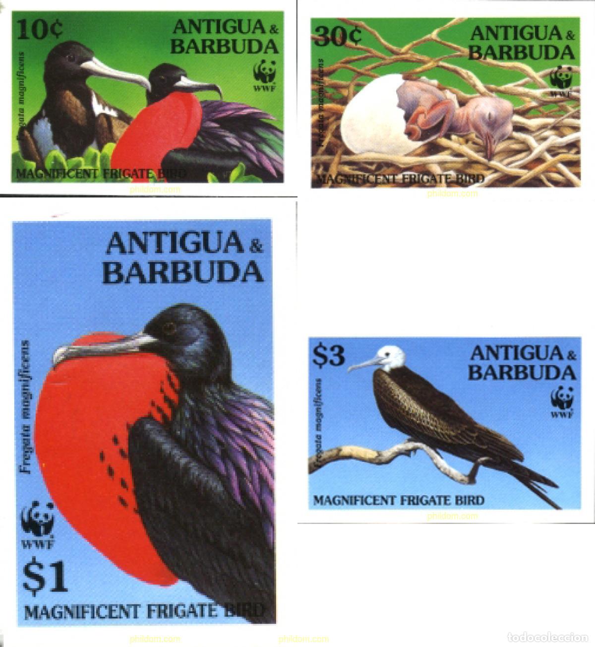 Sellos: 14988 MNH ANTIGUA Y BARBUDA 1994 FAUNA PROTEGIDA. FRAGATA