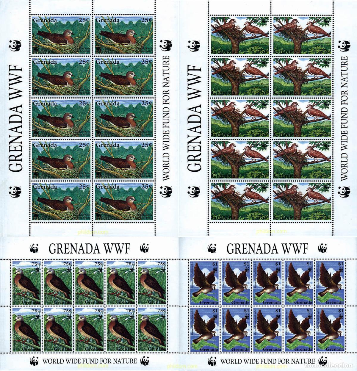 Sellos: 12809 MNH GRANADA 1995 PALOMA MONTARAZ GRANADINA
