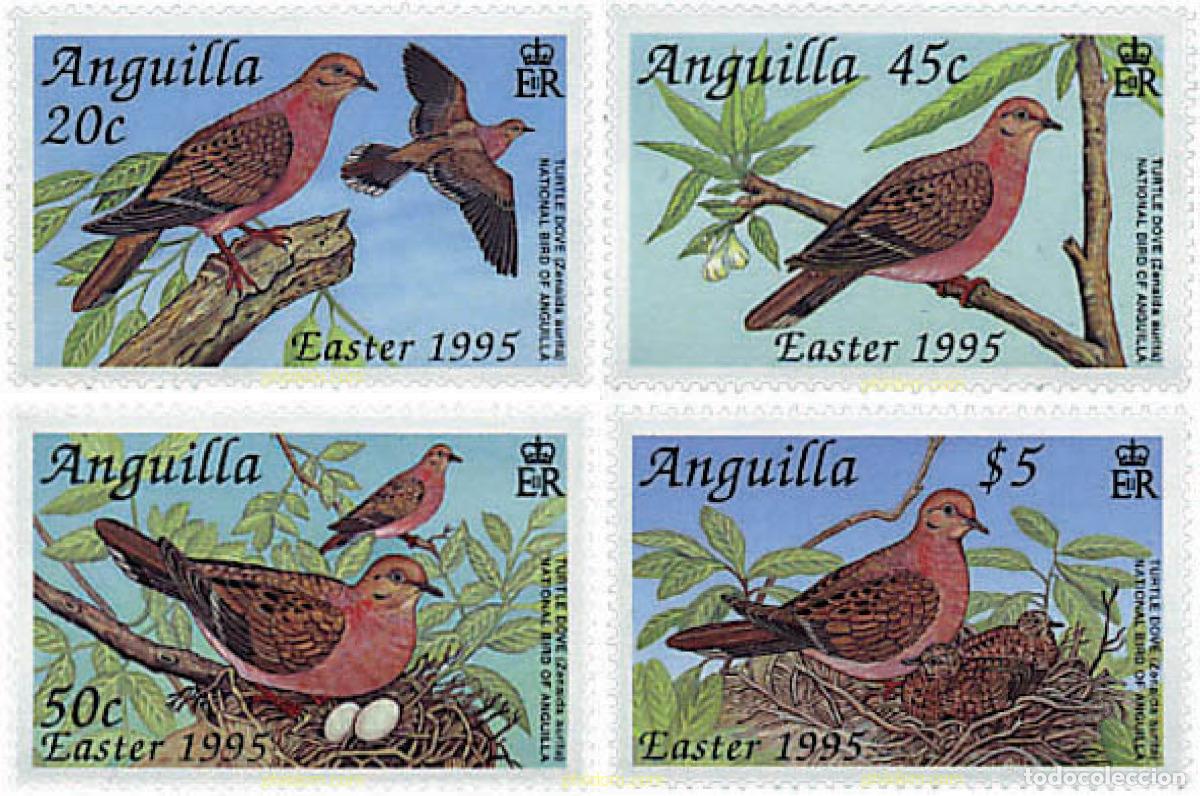 Sellos: 46656 MNH ANGUILLA 1995 PAJAROS DE ANGUILLA