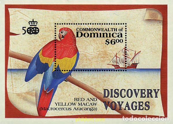 Sellos: 306794 MNH DOMINICA 1991 500 ANIVERSARIO DEL DESCUBRIMIENTO DE AMERICA
