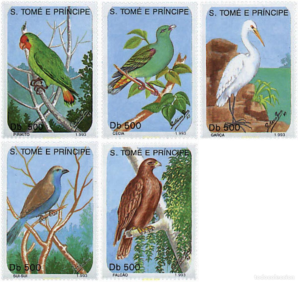 Sellos: 33057 MNH SANTO TOME Y PRINCIPE 1993 AVES