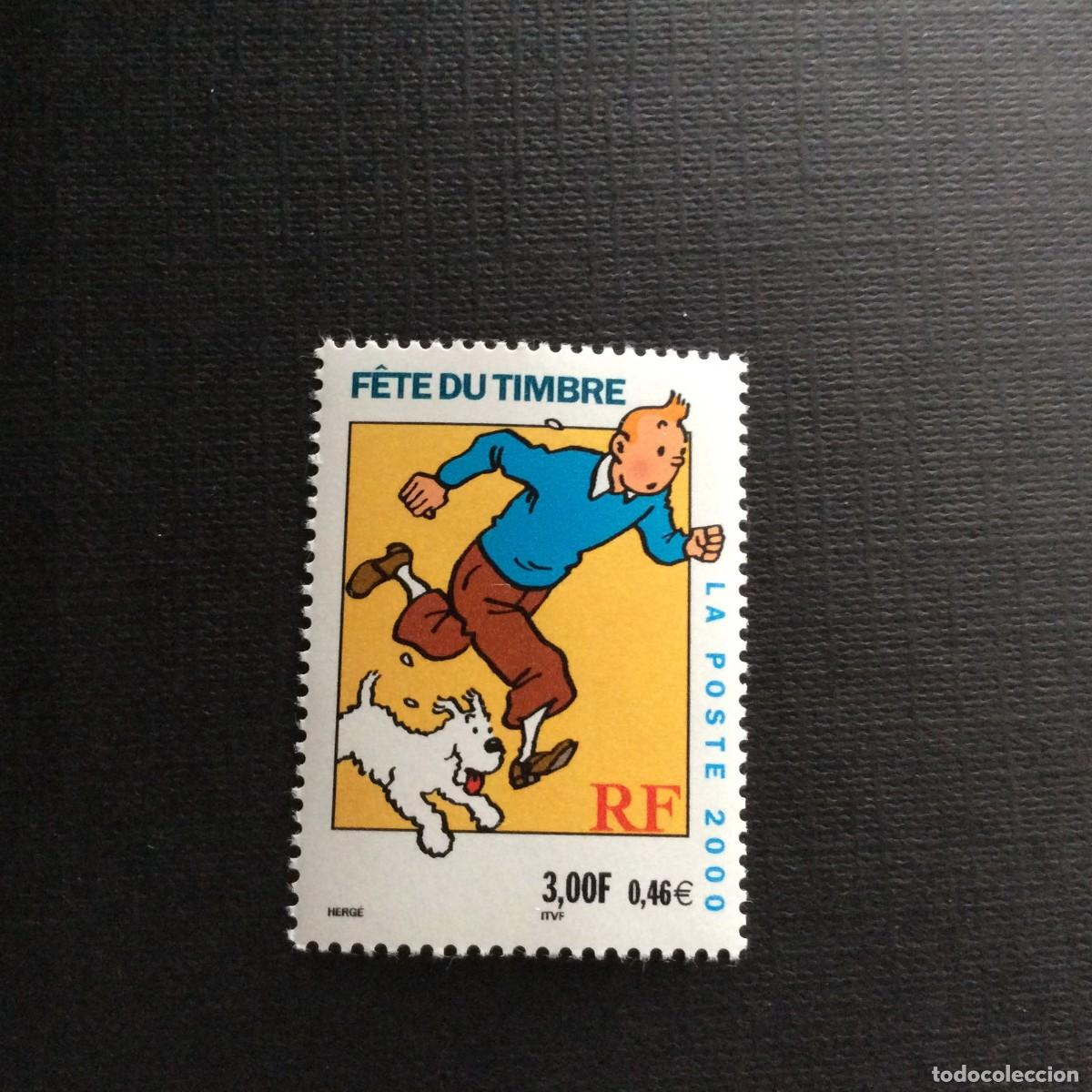Sellos: COMICS. FRANCIA N&ordm; YVERT 3303*** A&Ntilde;O 2000. TINTIN Y MILU
