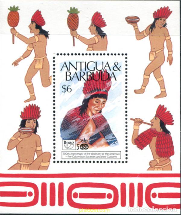 Sellos: 53088 MNH ANTIGUA Y BARBUDA 1989 500 ANIVERSARIO DEL DESCUBRIMIENTO DE AMERICA