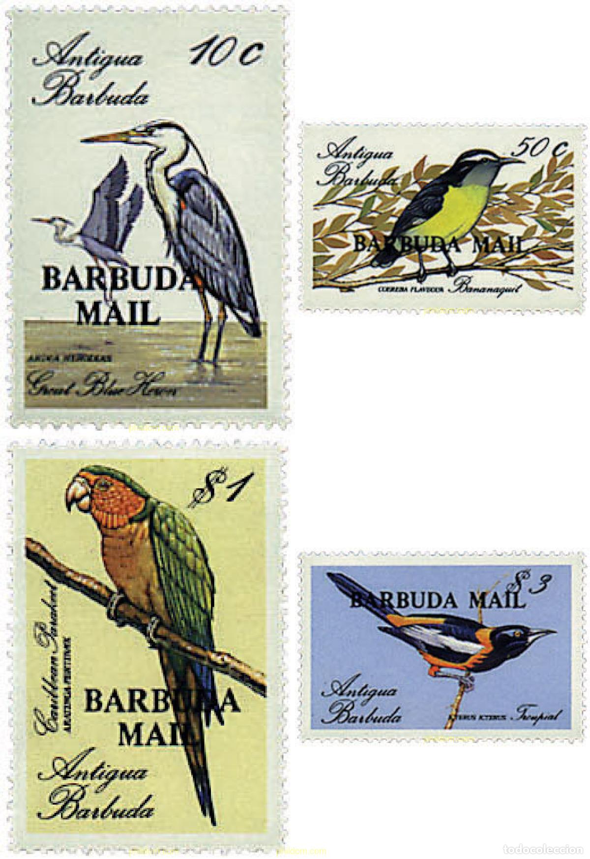 Sellos: 290818 MNH BARBUDA 1988 AVES - Foto 1
