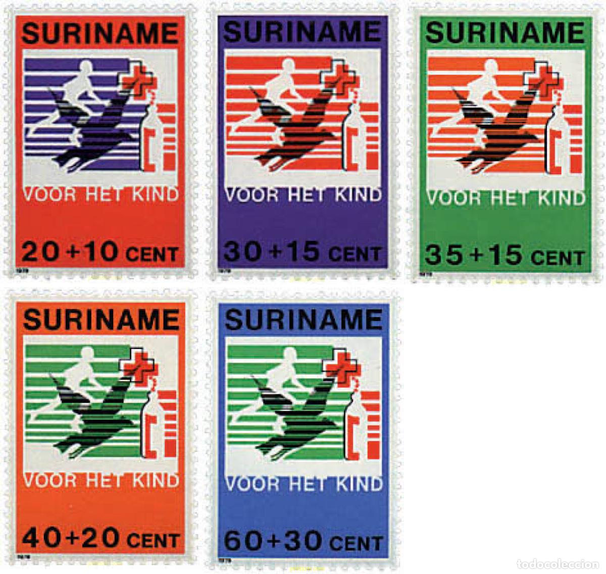 Sellos: 41201 MNH SURINAM 1979 PRO INFANCIA