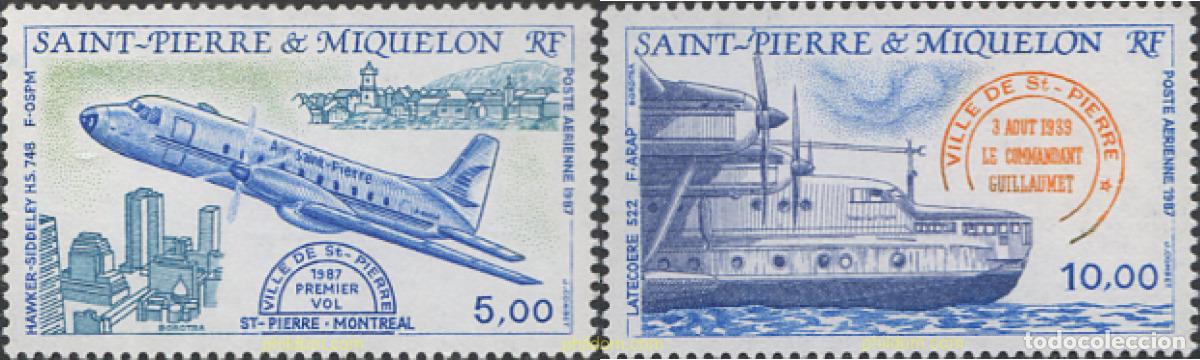 Sellos: 36946 MNH SAN PEDRO Y MIQUELON 1987 AVIACION