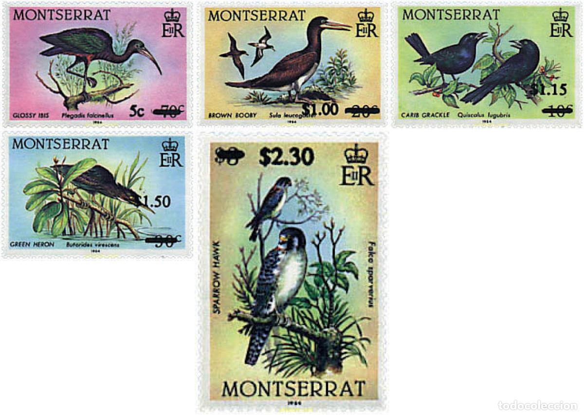 Sellos: 76538 MNH MONTSERRAT 1987 AVES - Foto 1