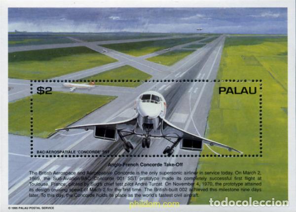 Sellos: 33609 MNH PALAU 1995 AVIONES