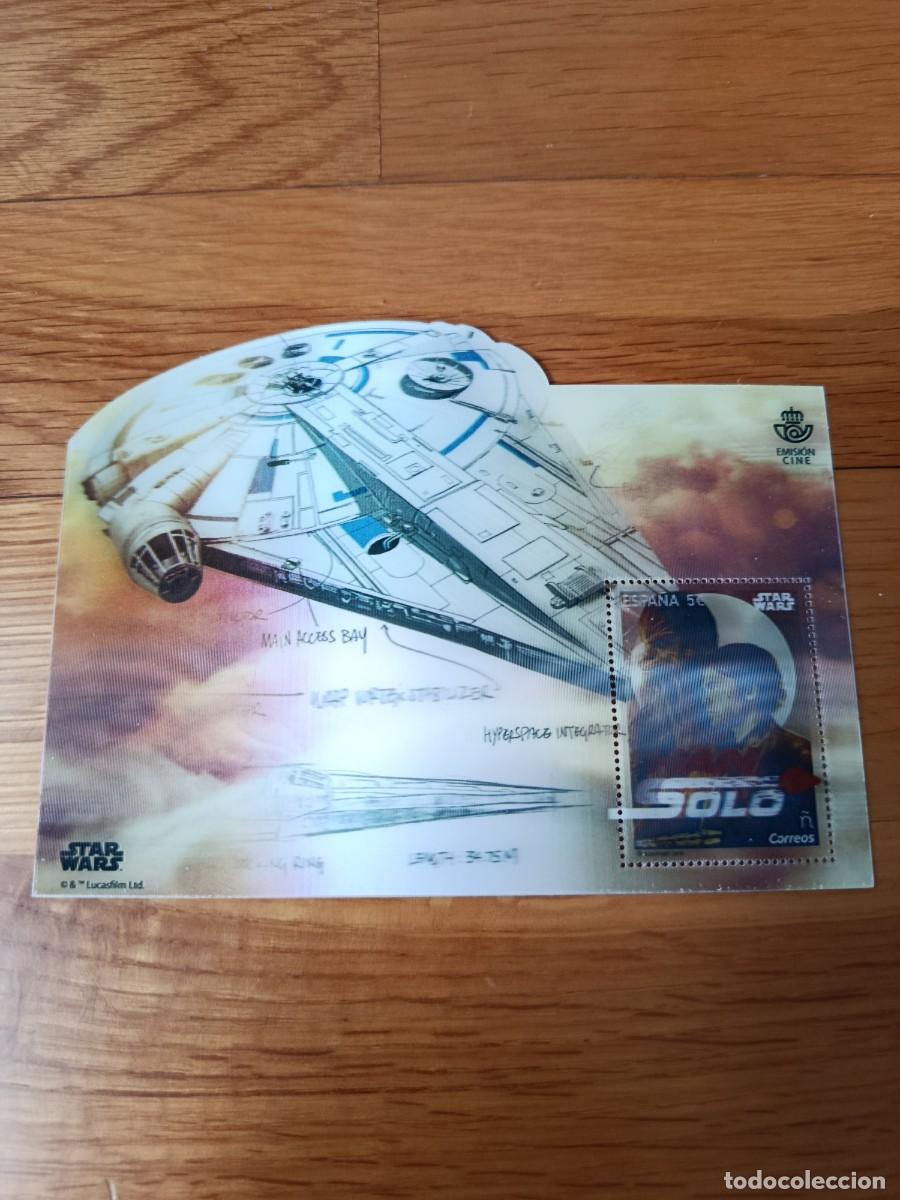 Sellos: SELLO TARJETA HOLOGR&Aacute;FICO HAN SOLO STAR WARS
