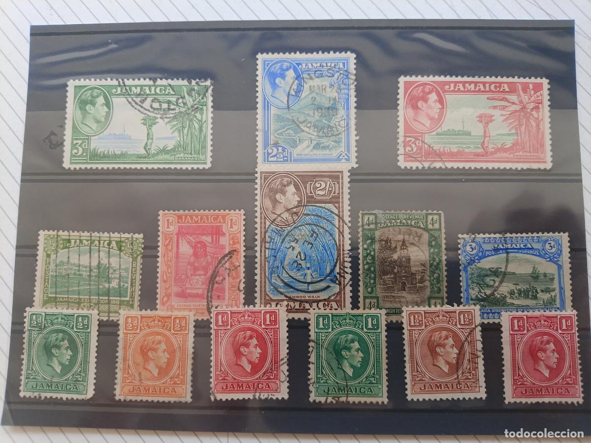Sellos: Jamaica. Lote de sellos antiguos